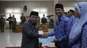 340 PNS Merangin Ikuti Sumpah Janji PNS