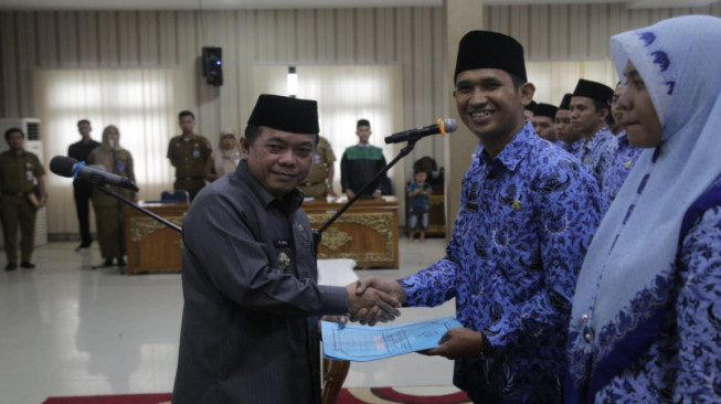 340 PNS Merangin Ikuti Sumpah Janji PNS