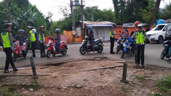 Pengendara Kabur Takut Terjaring Razia Satlantas Polresta Jambi