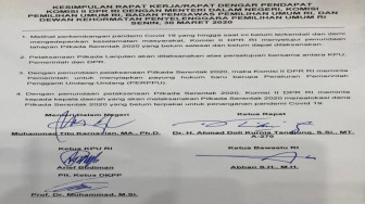 DPR-Pemerintah Sepakat Tunda Pilkada 2020