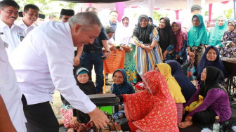 Bupati Launching Bansos Program Sembako Non Tunai