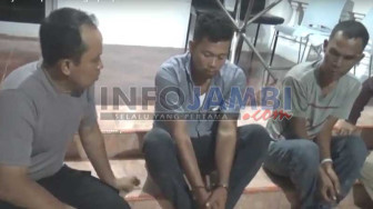 Penganiaya Kepala SMAN 10 Tanjabbar Ditangkap, Polisi Amankan Senjata Api dan Air Softgun