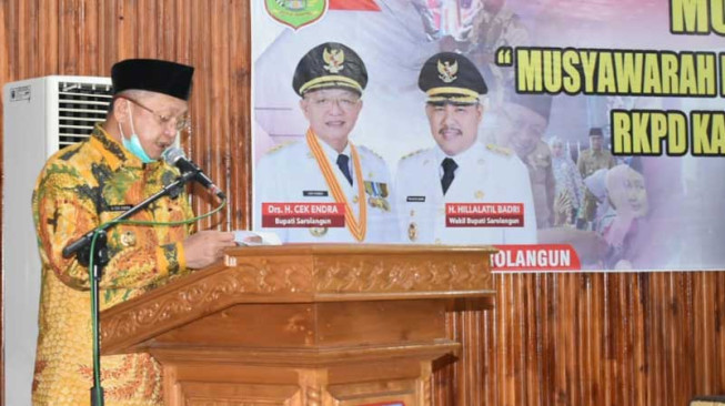 Cek Endra Buka Musrenbang Sarolangun 2021