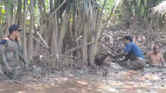 Dikabarkan Tenggelam, Hamid Ditemukan Selamat di Bawah Pohon Besar