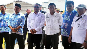 Sekda Tanjabtim Hadiri HUT ke-55 Desa Air Hitam Laut