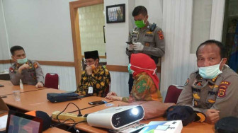 Kapolda Cek Posko Gugus Tugas Penanganan Covid-19 Provinsi Jambi