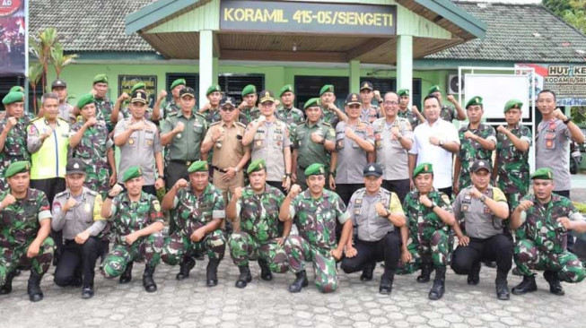 Kapolda Jambi Kunjungi Koramil Sengeti