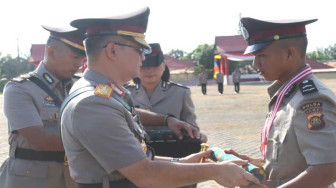 Kapolda Lantik dan Ambil Sumpah Bintara Polri 2019-2020