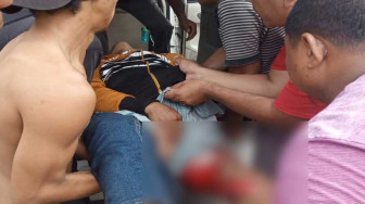 Truk Batubara Tabrak Warga Petiduran