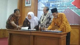 Tingkatkan Pelayanan Publik, Masnah MoU dengan Ombusdman