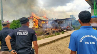 Gerebek Pulau Pandan, Polisi Bakar Basecamp Narkoba