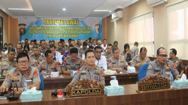 Kapolda Jambi Pimpin Taklimat Awal Wasrik Rutin Itwasda Tahap I