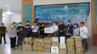SKK Migas–KKKS Pertamina EP Asset 1 Jambi Field Bantu Ratusan APD ke RSUD Raden Mattaher