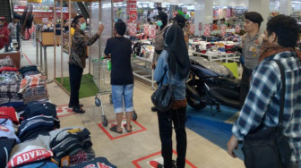 Polda Jambi Pantau Pusat Perbelanjaan, Terkait Penyebaran Virus Corona