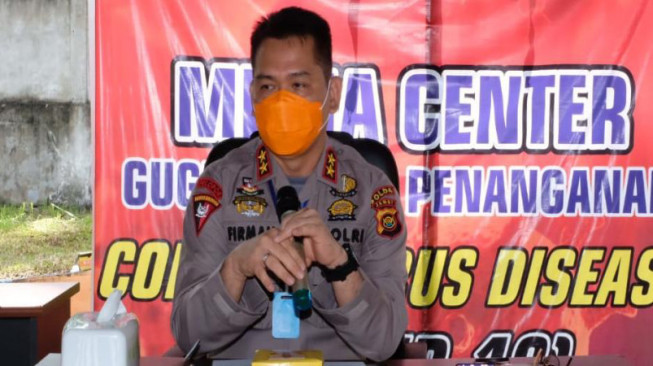 Kapolda Jambi Berikan Arahan kepada Anggota Gugus Tugas Penanganan Corona