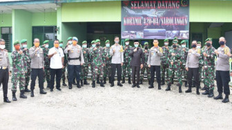 Kapolda Jambi Sambangi Koramil 420-03/Pauh Kodim Sarko