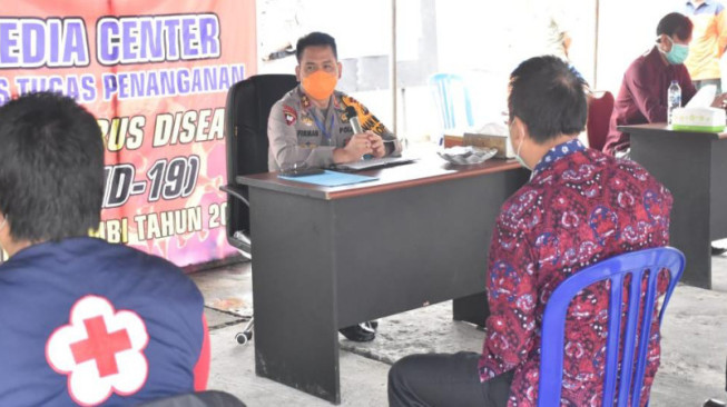 Kapolda Jambi Berikan Briefing kepada Satgas Aman Nusa
