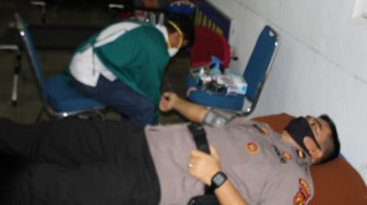 Takut Stok Darah Kurang, Dit Polairud Polda Jambi Lakukan Aksi Donor Darah
