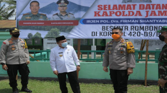 Bupati Merangin Sambut Kedatangan Kapolda Jambi ke Merangin