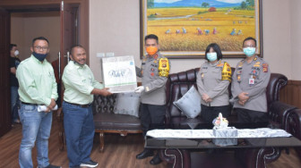 Polda Jambi Terima APD dari PT Brahma Binabakti