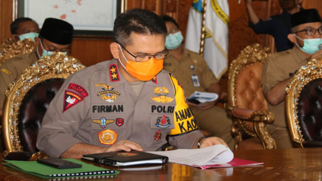 Kapolda Jambi Ikuti 'Vicon' Kesiapan Antisipasi Karhutla