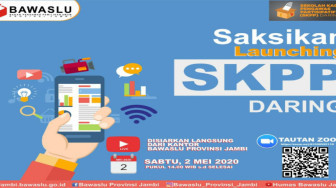 Bawaslu Jambi Launching SKPP Daring