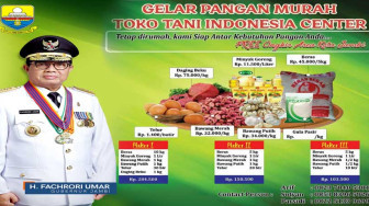 Bantu Masyarakat Penuhi Bahan Pangan Pokok, Pemprov Sediakan Toko Tani