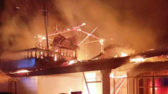 Rumah Datuk Warga Bangko Terbakar