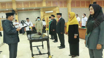 Amir Sakib Lantik Empat Pejabat Struktural