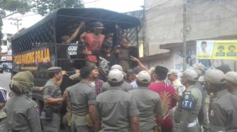 Satpol PP Sarolangun Razia Anak Punk, Sempat Terjadi Adu Jotos