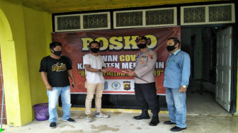 Kapolres Merangin Salurkan Donasi Lewat Relawan Covid-19