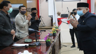 Bupati Hadiri Paripurna ke Empat Pembahasan LKPJ Tahun 2019
