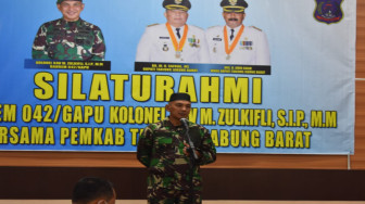 Danrem 042 Gapu Lakukan Kunker ke Tanjung Jabung Barat