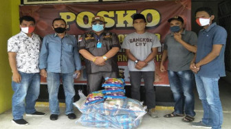 Herman Efendi, ST. MM Berbagi Rezeki Lewat Posko Covid-19