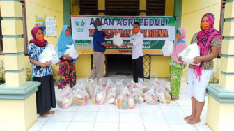 Di Tengah Pandemi Covid-19, Asian Agri Salurkan Ribuan Paket Sembako Gratis
