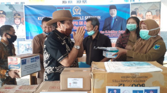 Tim Gugus Tugas Covid-19 Batanghari Terima Bantuan APD dari Anggota Komisi IX DPR RI