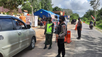 Satuan Tugas Operasi Pekat 2020 Lakukan Pengamanan Perbatasan