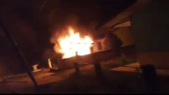 Breaking News... Heboh BLT Tidak Tepat Sasaran, Posko Covid-19 Dibakar Warga