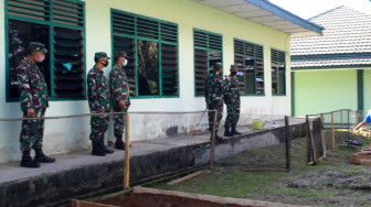Kunjungi Kodim Sarko, Kasdam II Sriwijaya Tinjau Ketahanan Pangan