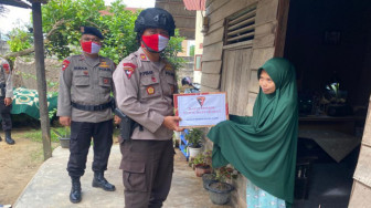 Peringati Hari Lahir Pancasila, Satuan Brimob Polda Jambi Lakukan Bakti Sosial