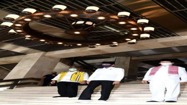 Presiden Tinjau Kesiapan Kenormalan Baru di Masjid Istiqlal