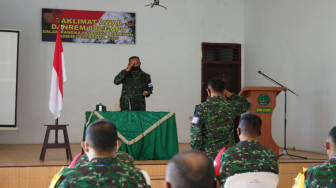 Danrem 042/Gapu Buka Latihan Posko I Kodim 0415/Batanghari