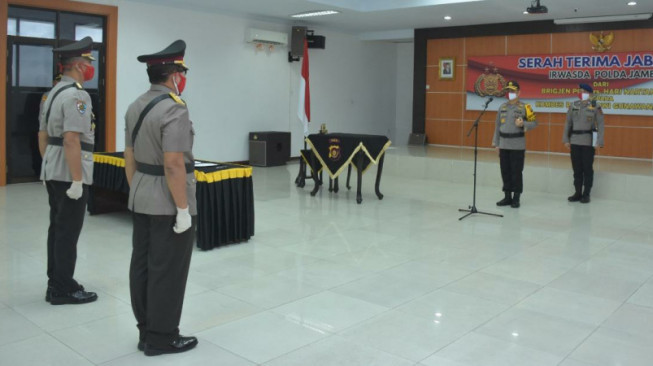 Kapolda Jambi Pimpin Sertijab Irwasda Polda Jambi