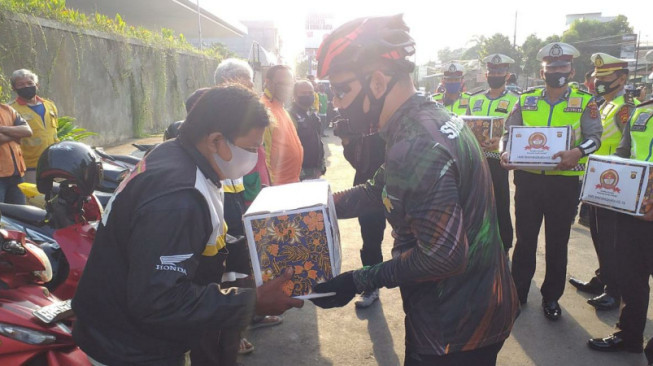 Kapolda Jambi Gowes Bersama Gubernur dan Danrem 042/Gapu