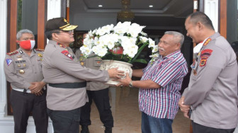 Wakapolda Jambi Anjangsana ke Rumah Irjen Pol (Purn) Bambang Suparsono