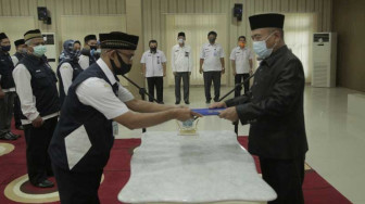 Wabup Merangin Lantik 41 Pejabat Fungsional