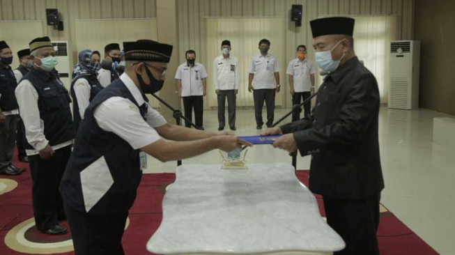 Wabup Merangin Lantik 41 Pejabat Fungsional