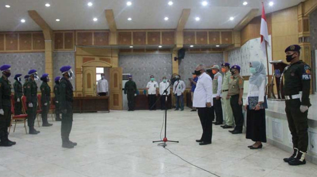 Safrial Harap Menwa Jadi Agen Penerapan Disiplin Protokol Kesehatan