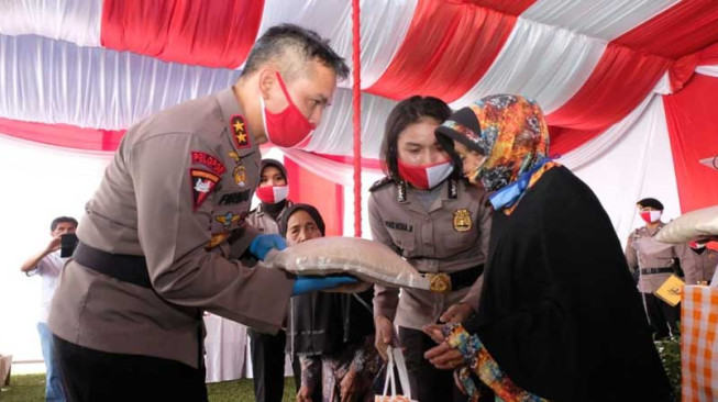 Kapolda Jambi Resmikan Kampung Bantar Tangguh Nusantara