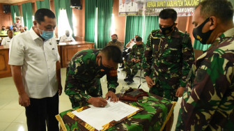 Terima Penyerahan Hasil TMMD Ke-108, Bupati Tanjabtim: Terima Kasih untuk Semua Pihak